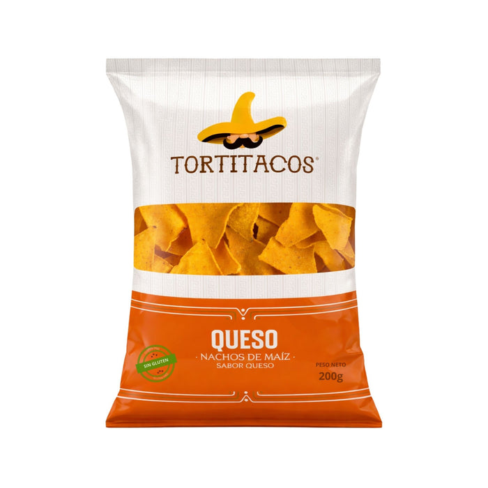 Nachos De Maiz Tortitacos Sabor Queso X 200G