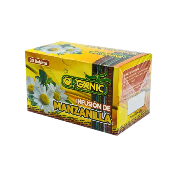 Infusión Organic De Manzanilla X 30 Bolsas