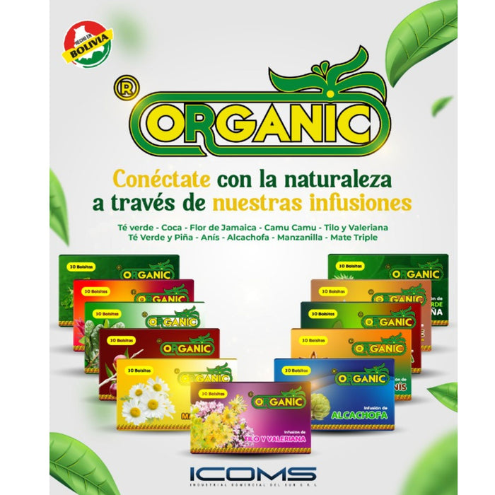Infusión Organic De Boldo X 30 Bolsas