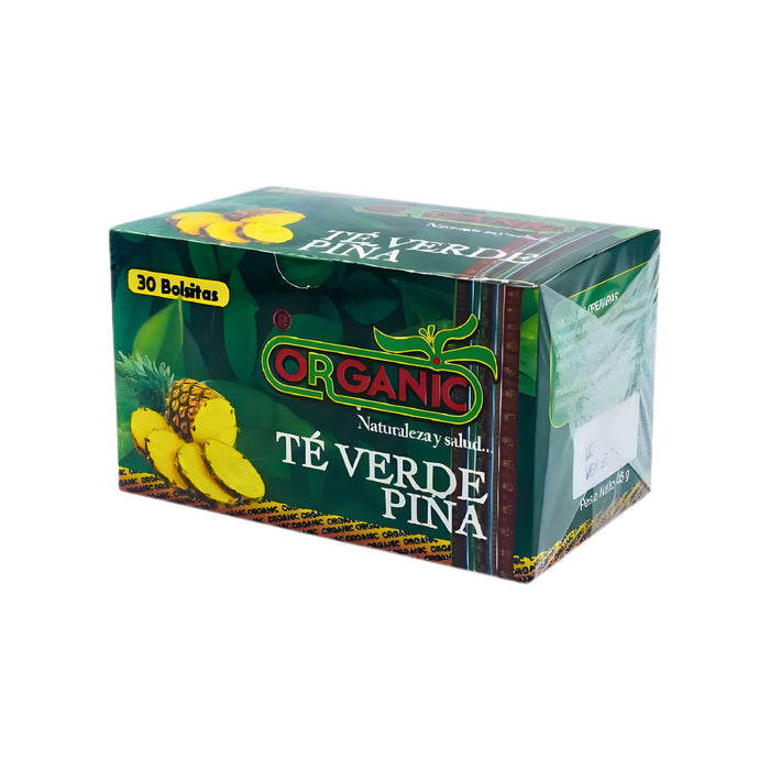 Infusión Organic Té Verde Y Piña X 30 Bolsas