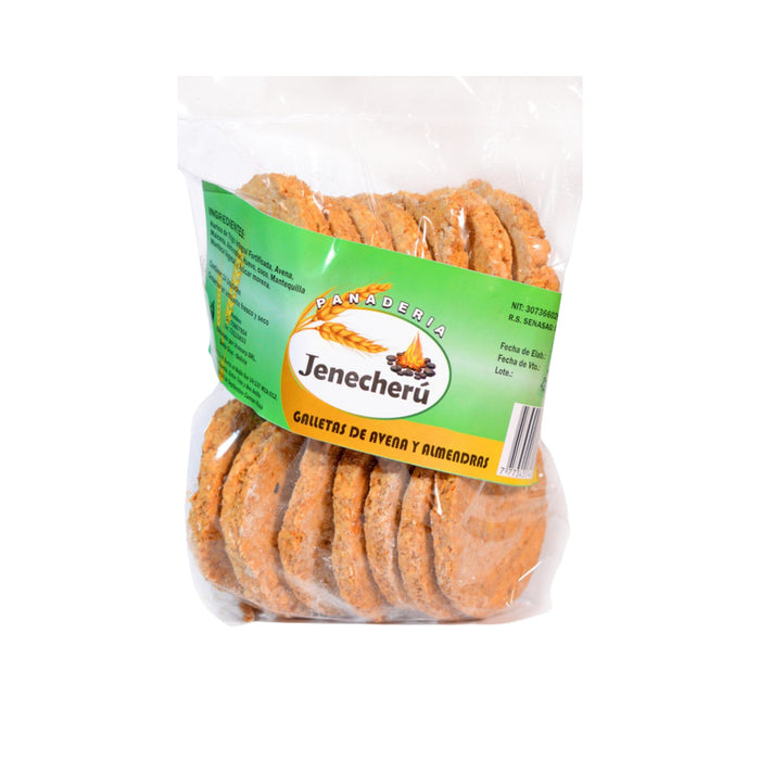 Galletas Con Avena Y Almendra Jenecheru  X 30 Unidades