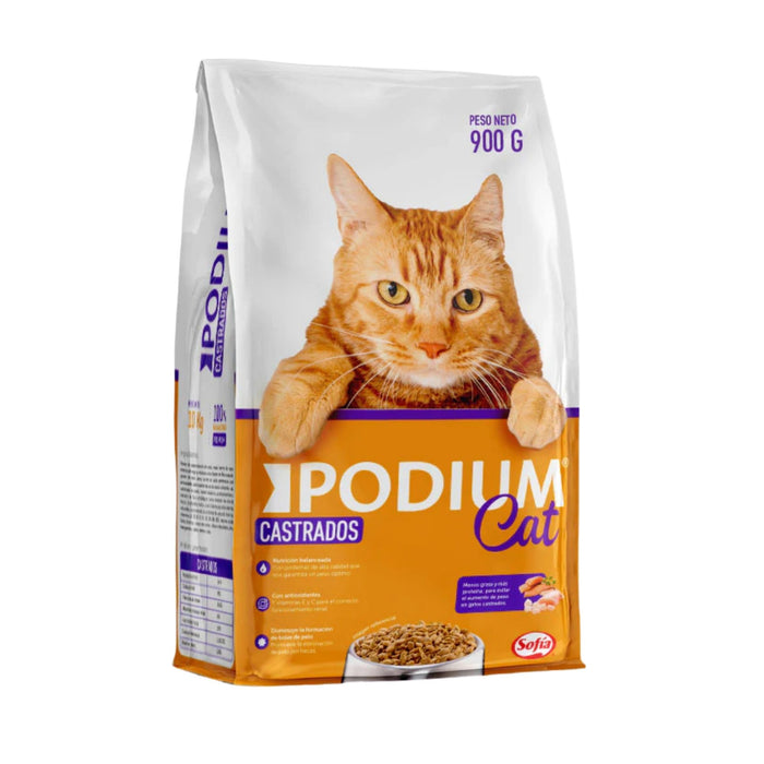 Croquetas Podium Cat Castrados X 900G