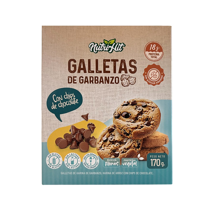 Galleta De Garbanzo Nutrihit Chips Chocolate X 170G
