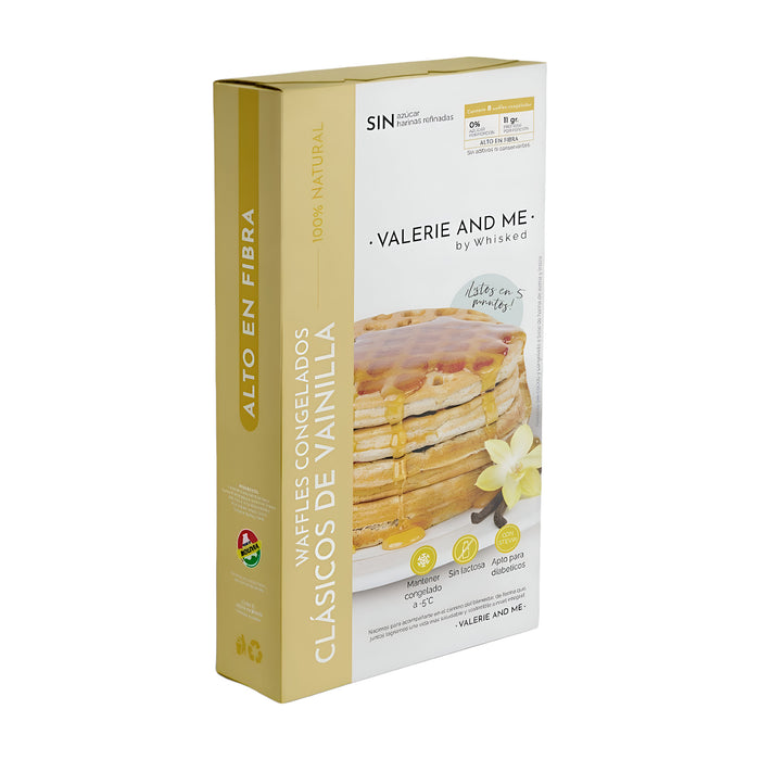 Waffles Valerie Congelados Clásicos Vainilla X 8 Unidades