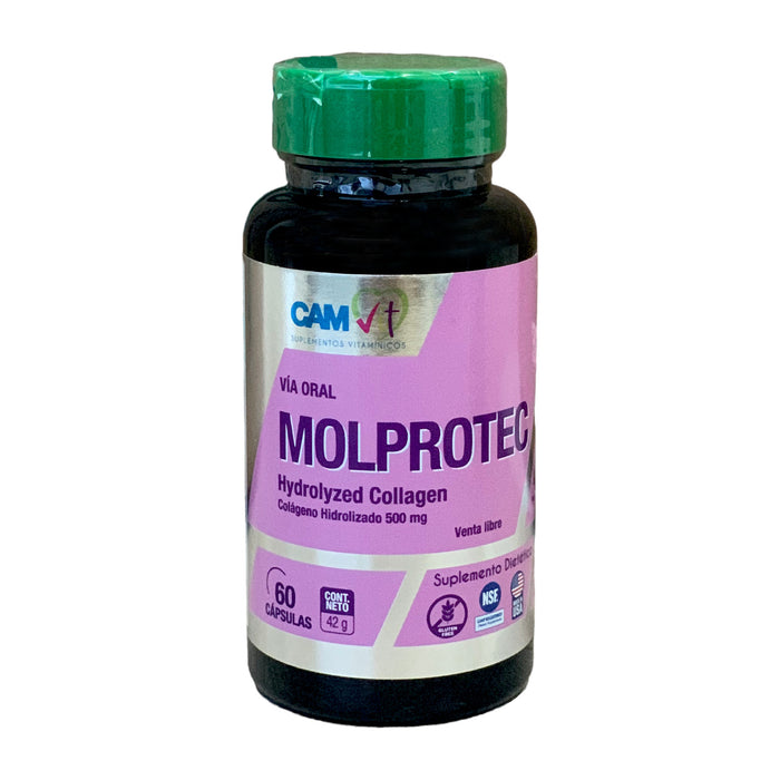 Colágeno Hidrolizado Molprotec 500Mg X 30 Cápsulas