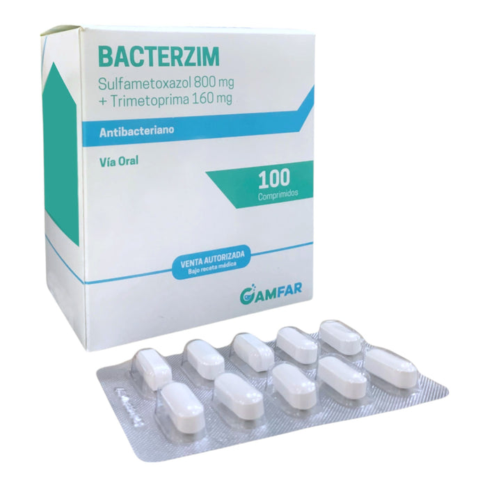 Bacterzim Sulfametoxazoltrimetoprima X Comprimido