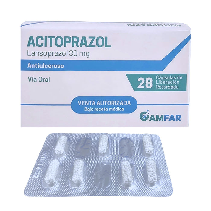Acitoprazol 30Mg Lansoprazol X Capsula Liberación Retardada