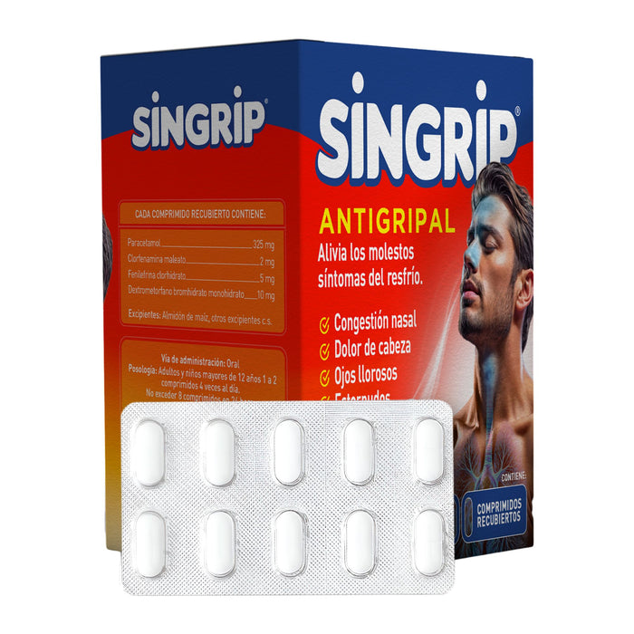 Singrip Antigripal X Comprimido