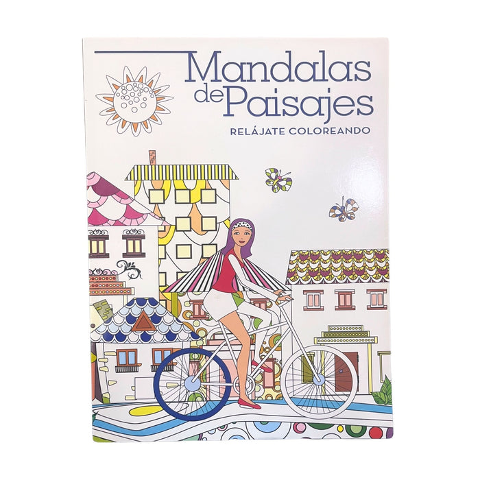 Libro Para Colorear Rito Mandalas De Paisajes R X 24 Páginas