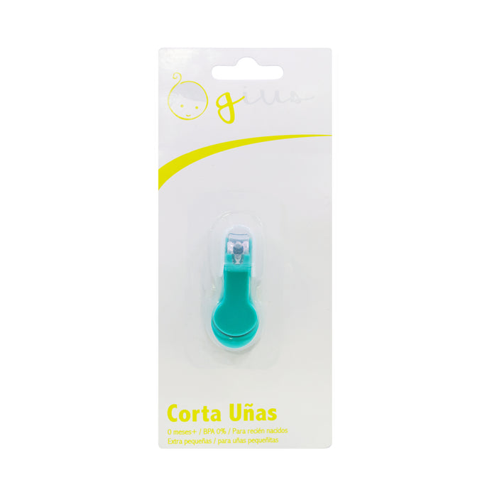 Corta Uñas Para Bebé Recién Nacido Gius Verde 0M+