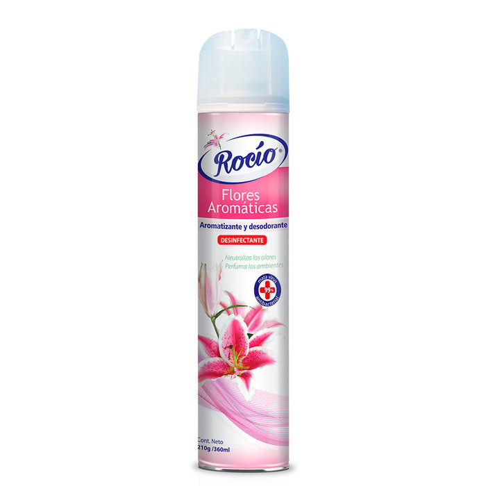 Spray Aromatizante Rocio Flores Aromáticas X 360Ml