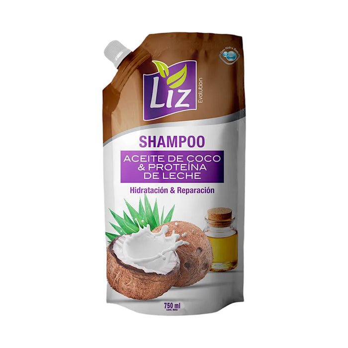Shampoo Liz Doypack Coco Y Proteína De Leche X 750Ml