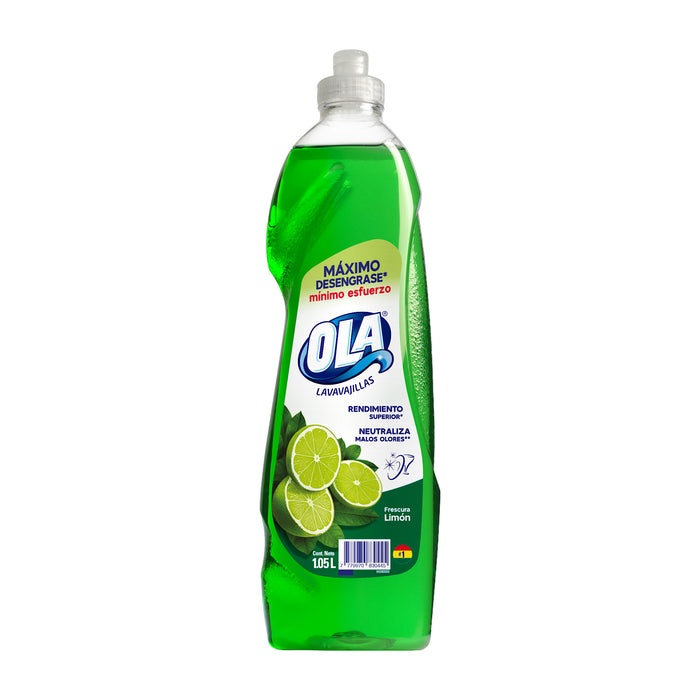 Lavavajillas Botella Ola Frescura Limón X 1.05L