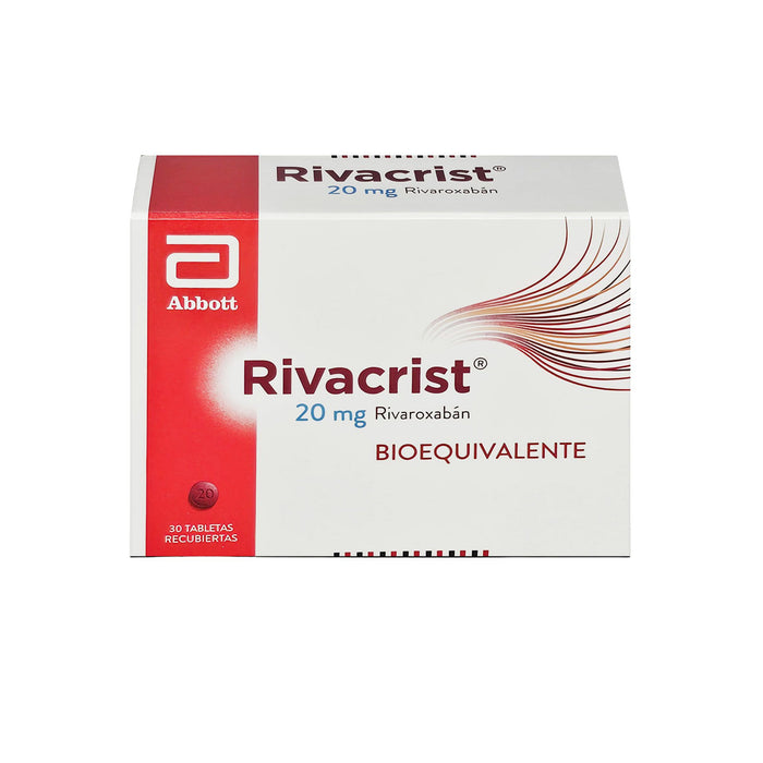 Rivacrist Rivaroxabán 20Mg X Tableta