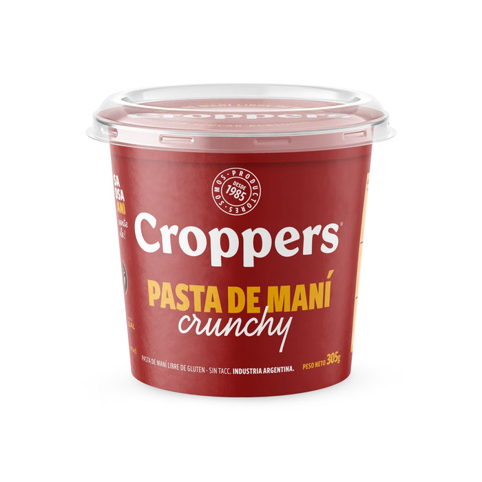 Pasta De Maní Crunchy Croppers X 305G