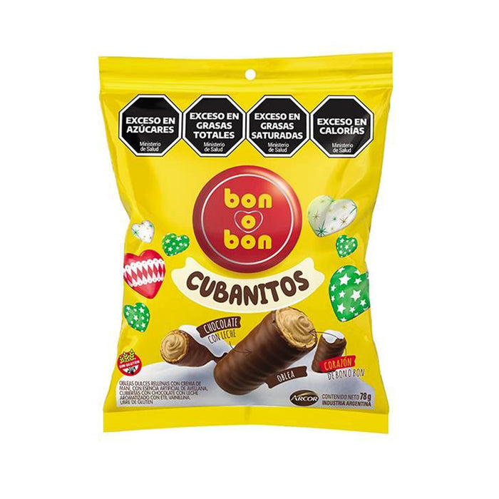 Bon O Bon Arcor Cubanitos Rellenos X 78G
