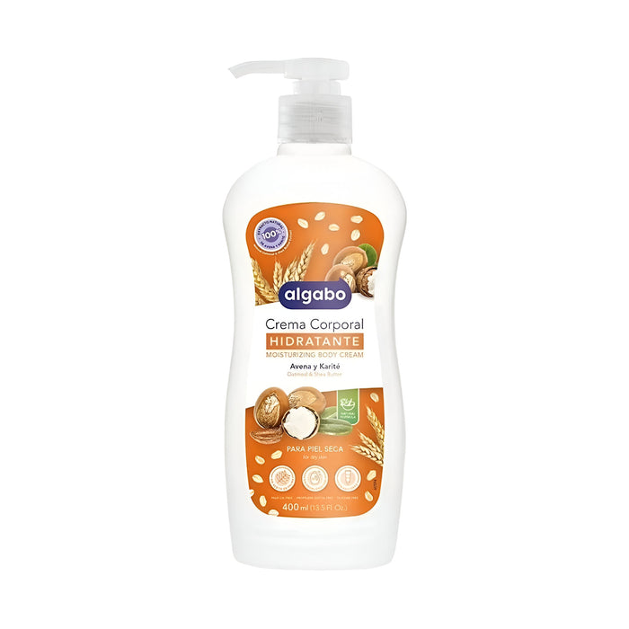 Crema  Corporal Algabo Hidratante Avena / Karite X 400Ml