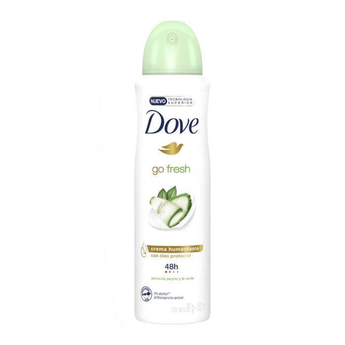 Antitranspirante Dove Spray  Go Fresh Pepino X 87G