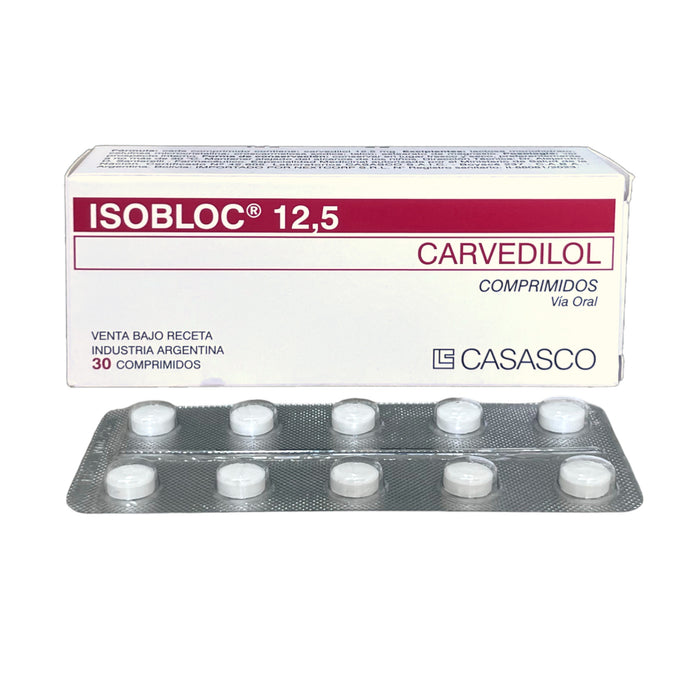 Isobloc Carvedilol 12.5Mg X Comprimido