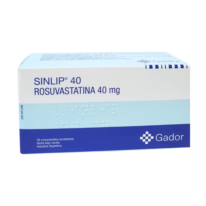 Sinlip 40Mg Rosuvastatina X Comprimido