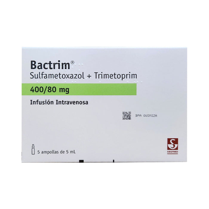 Bactrim Sulfametoxazol 400Mg Trimetoprima 80Mg X Ampolla De 5Ml
