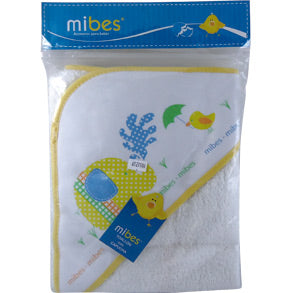 Mibes Toallon Con Gorro De Tela Pollito