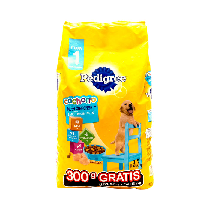Alimento Pedigree Cachorro Carne Pollo X 3.3Kg