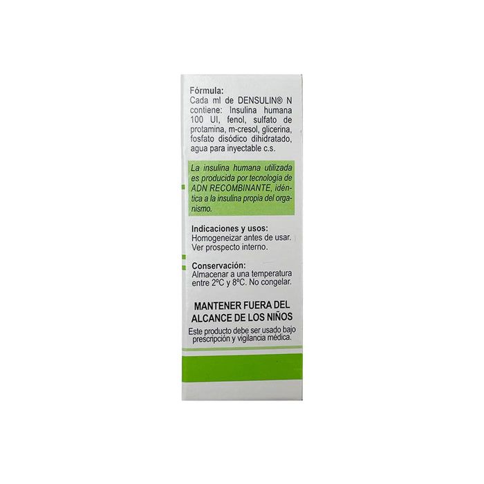 Densulin N 100Ui Insulina Sc (Frio) X 1 Ampolla