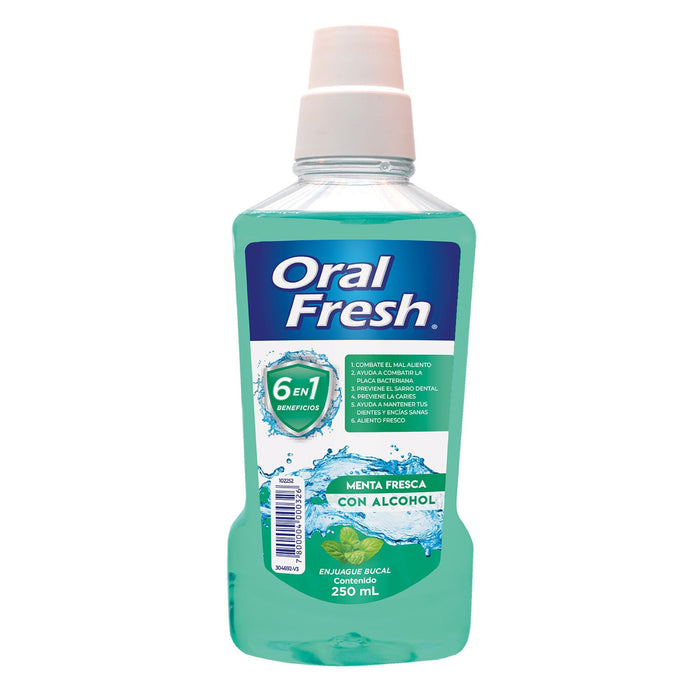 Enjuague Bucal Oral Fresh Menta Fresca X 250Ml