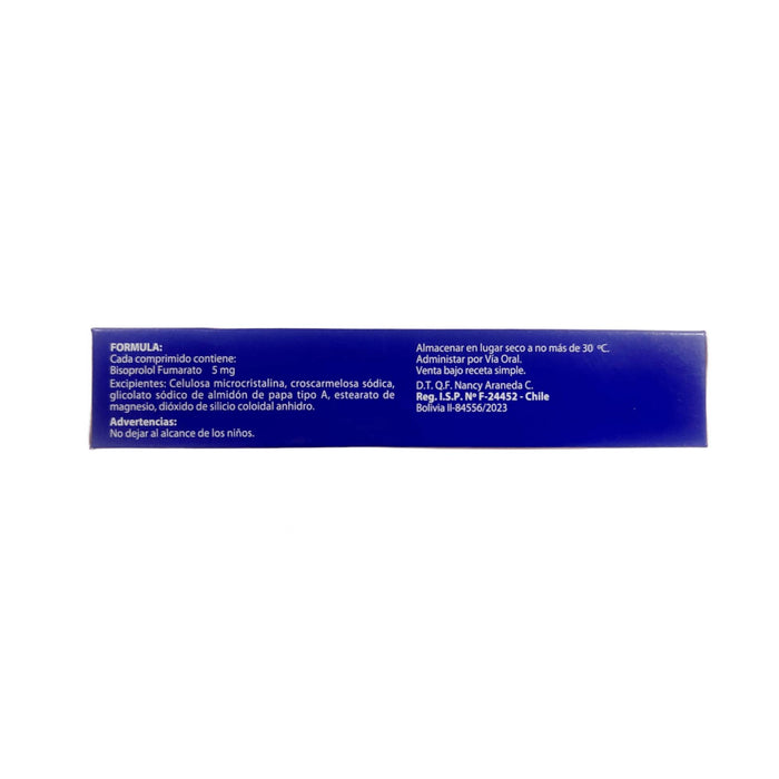 Bisoprolol Lch Fumarato 5Mg X Comprimido