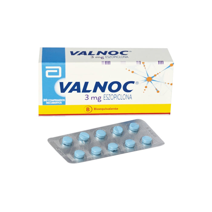 Valnoc Eszopiclona 3Mg X Comprimido