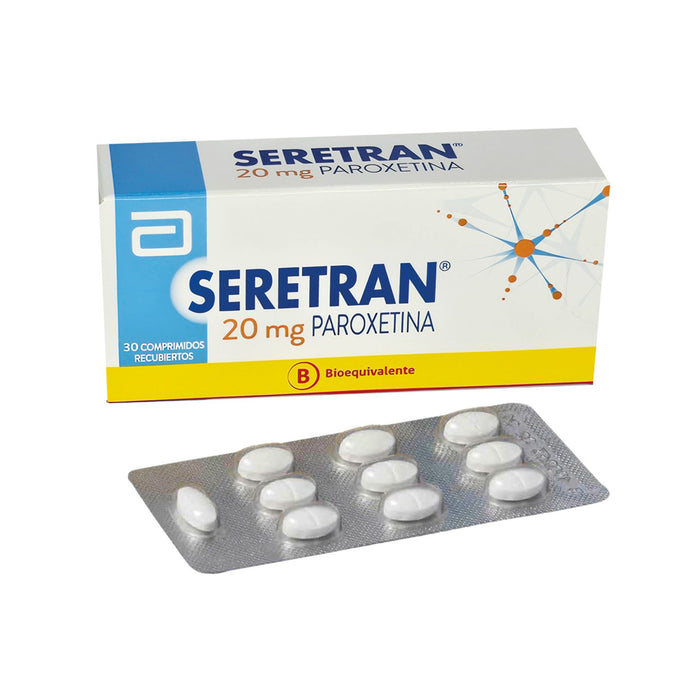 Seretran Paroxetina 20Mg X Comprimido