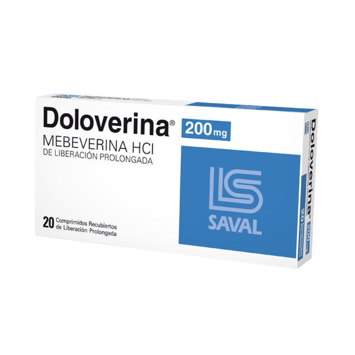 Doloverina 200Mg Mebeverina Hci X Comprimido