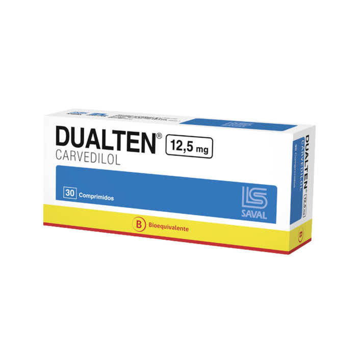 Dualten 12.5Mg Carvedilol X Comprimido