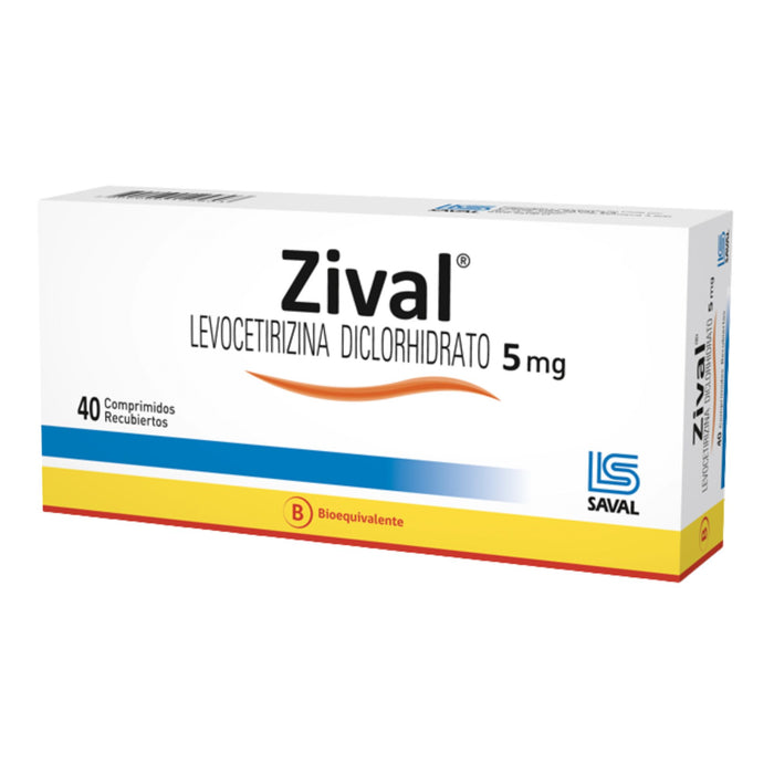 Zival 5Mg Levocetirizina X Comprimido