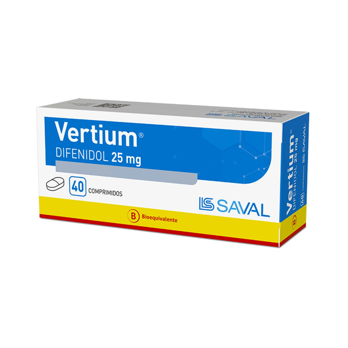 Vertium 25Mg Difenidol X Comprimido