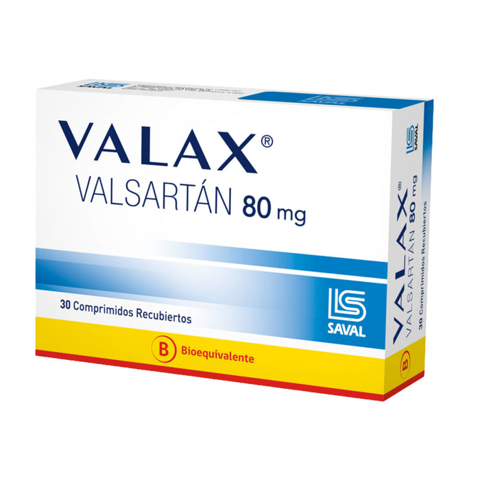Valax 80Mg Valsartán X Comprimido