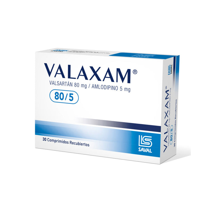 Valaxam 80Mg Valsartán 5Mg Amlodipino X Comprimido