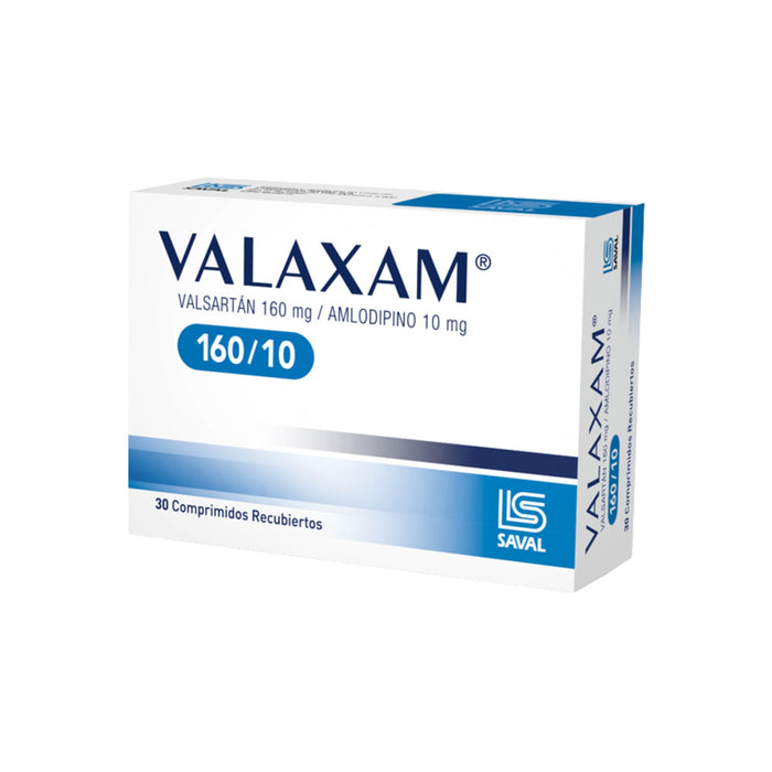Valaxam 160Mg Valsartan 10Mg Amlodipino X Comprimido