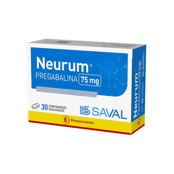 Neurum 75Mg Pregabalina X Cápsula