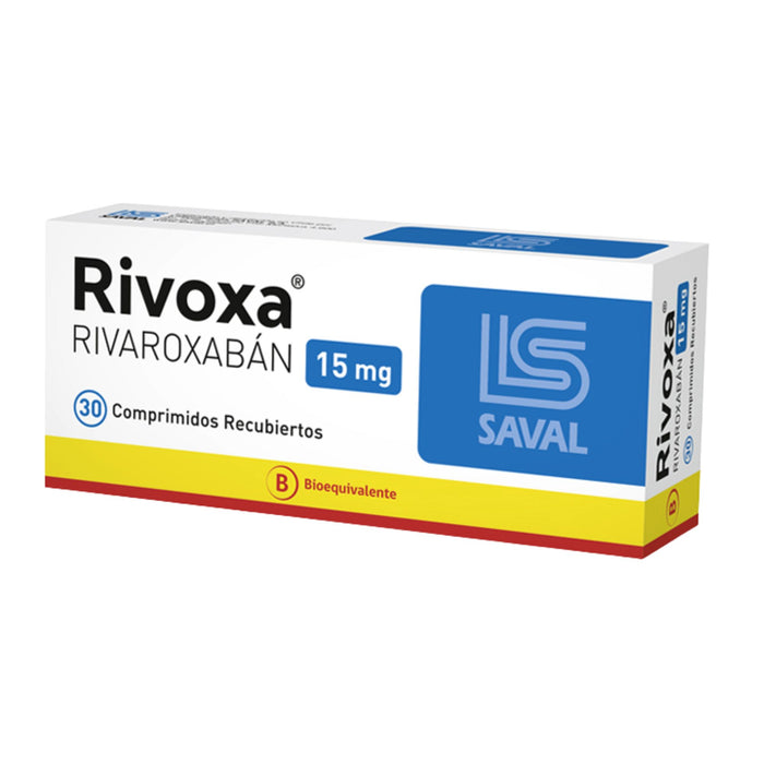 Rivoxa 15Mg Rivaroxabán X Comprimido