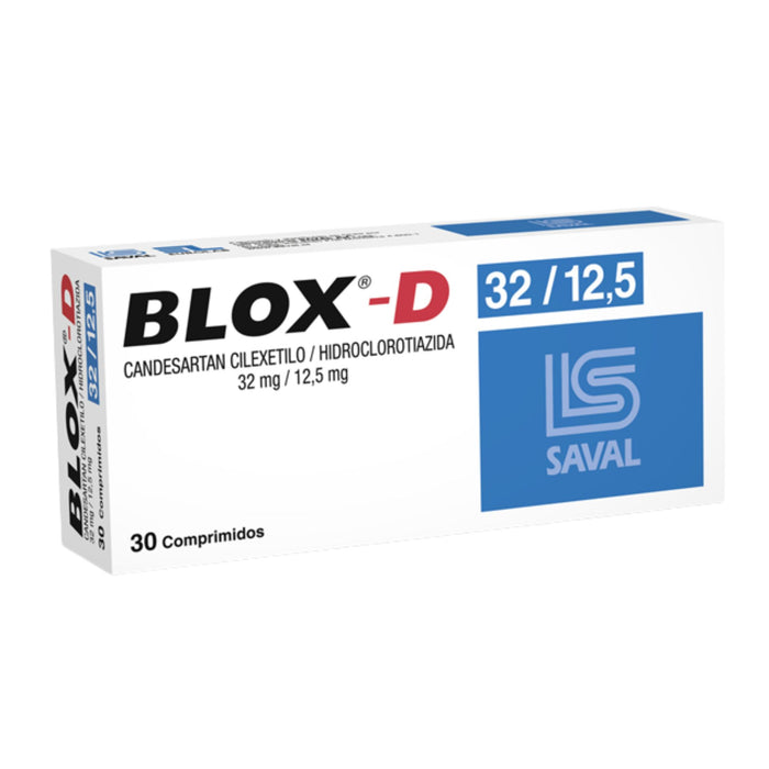 Blox D 32Mg Candesartan 12.5Mg Hidroclorotiazida X Comprimido