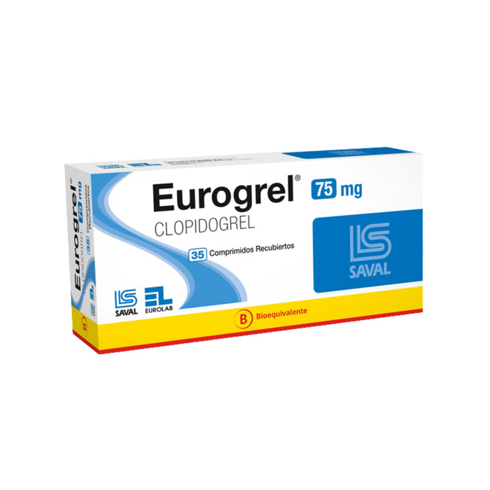 Eurogrel 75Mg Clopidogrel X Comprimido