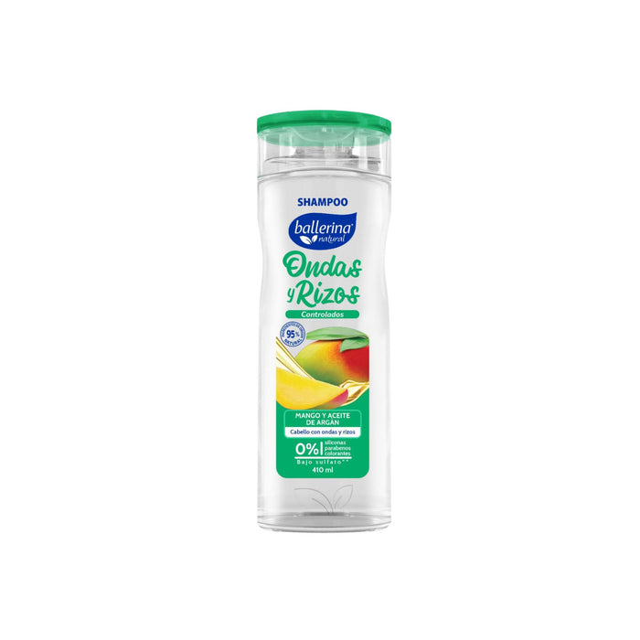 Shampoo Ballerina Ondas Y Rizos Mango X 410Ml