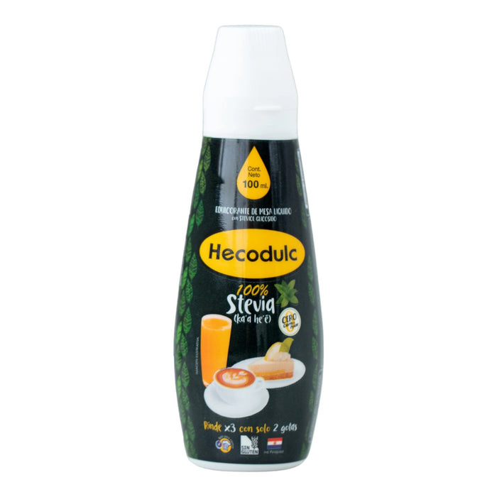 Endulzante Hecodulcolorante 100% Stevia X 100Ml