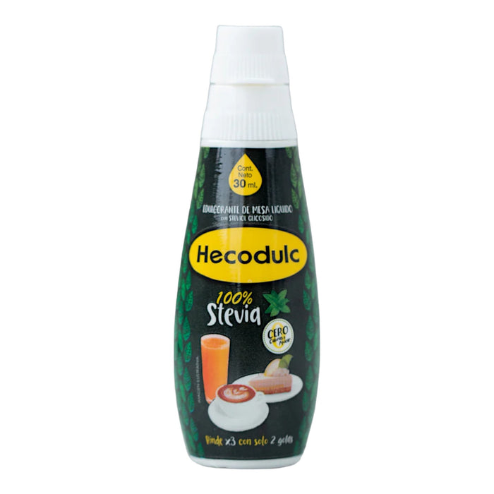 Endulzante Hecodulcolorante 100% Stevia X 30Ml