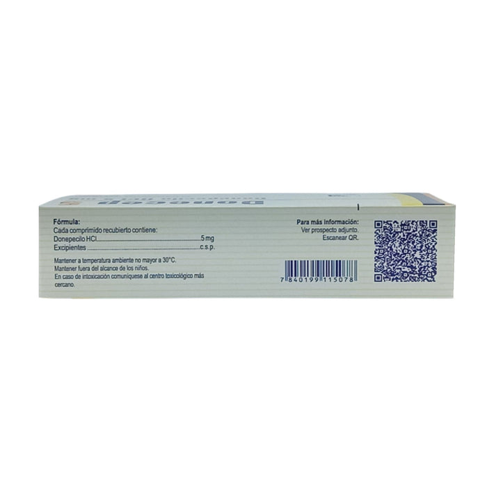 Donecep 5Mg Donepecilo X Comprimido