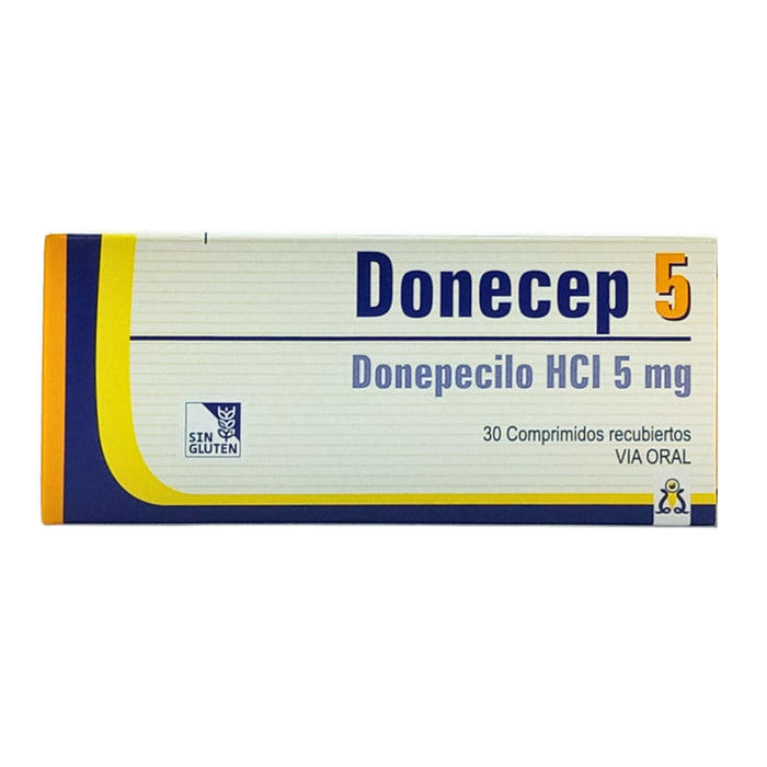 Donecep 5Mg Donepecilo X Comprimido