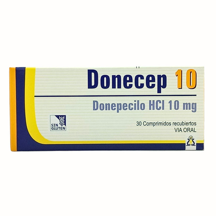 Donecep 10Mg Donepecilo X Comprimido