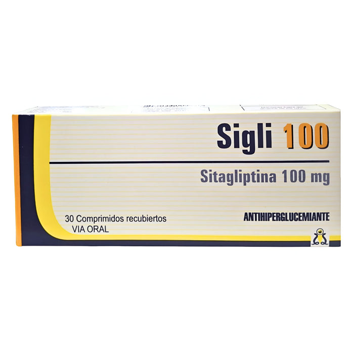Sigli 100Mg Sitagliptina X Comprimido